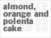 recipe for almond, orange and polenta cake