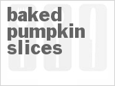 recipe for baked pumpkin slices