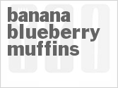 recipe for banana blueberry muffins