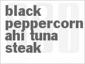 recipe for black peppercorn ahi tuna steak