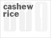 recipe for cashew rice