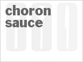 recipe for choron sauce