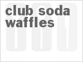 recipe for club soda waffles