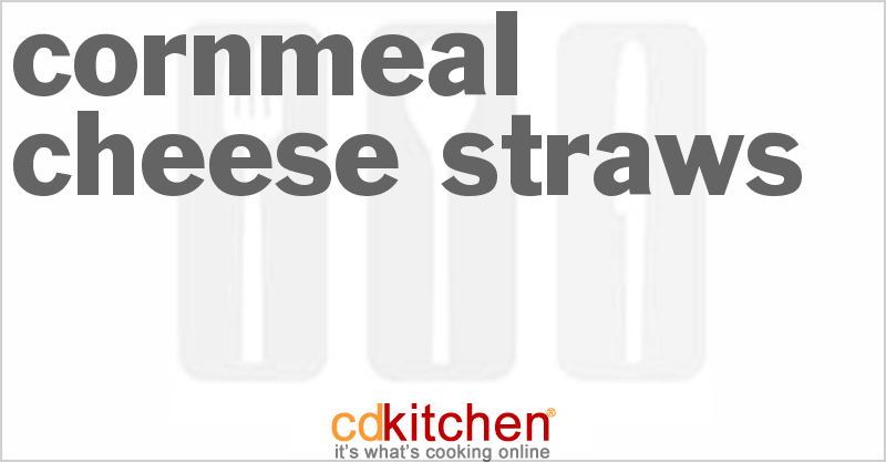 Cornmeal Cheese Straws - CDKitchen.com