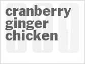 recipe for cranberry ginger chicken