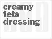 recipe for creamy feta salad dressing