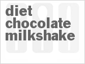 recipe for diet chocolate milkshake