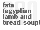 recipe for fata (egyptian lamb and bread soup)