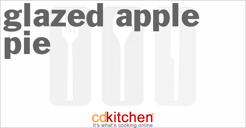 Glazed Apple Pie - CDKitchen.com
