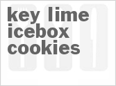 recipe for key lime icebox cookies