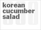 recipe for korean cucumber salad