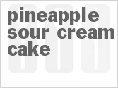 recipe for pineapple sour cream cake