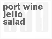 recipe for port wine jello salad