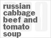 recipe for russian cabbage beef and tomato soup