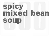 recipe for spicy mixed bean soup