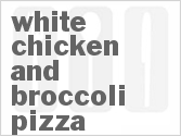 recipe for white chicken and broccoli pizza
