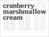 Cranberry Marshmallow Cream