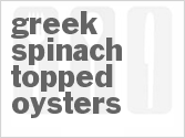 Greek Spinach-Topped Oysters