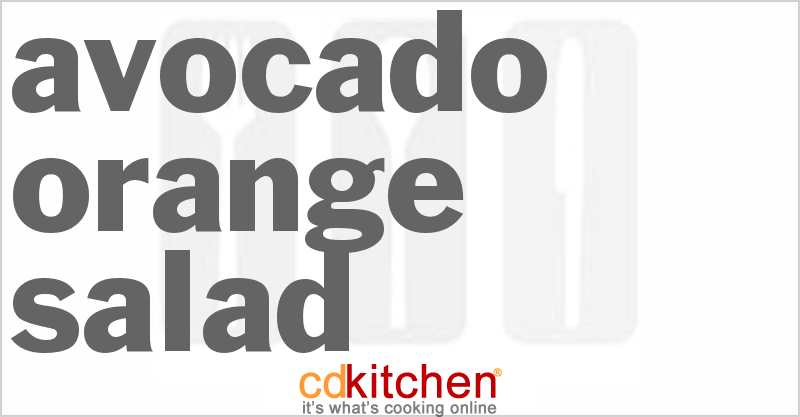 Avocado Orange Salad - CDKitchen.com