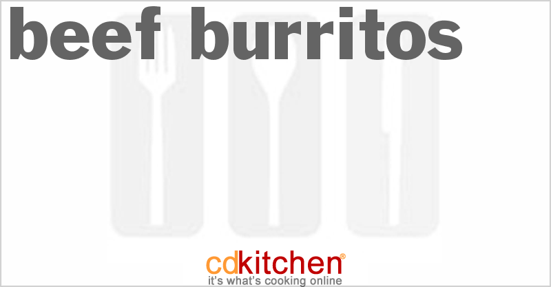 Beef Burritos - CDKitchen.com