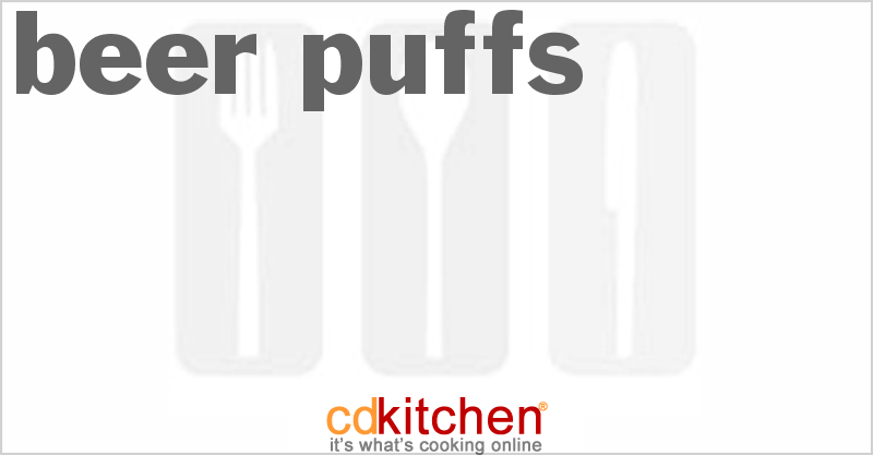 Beer Puffs - CDKitchen.com