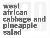 recipe for cabbage and pineapple salad (west africa)