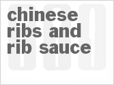 recipe for chinese ribs and rib sauce