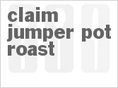 recipe for claim jumper pot roast