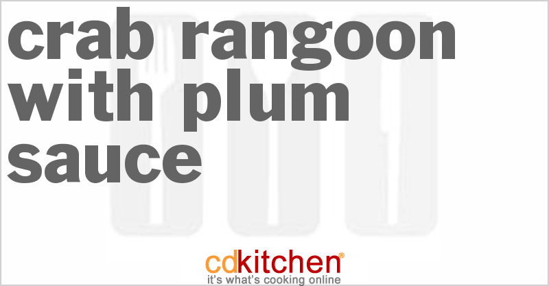 Crab Rangoon with Plum Sauce - CDKitchen.com