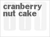 recipe for cranberry nut cake