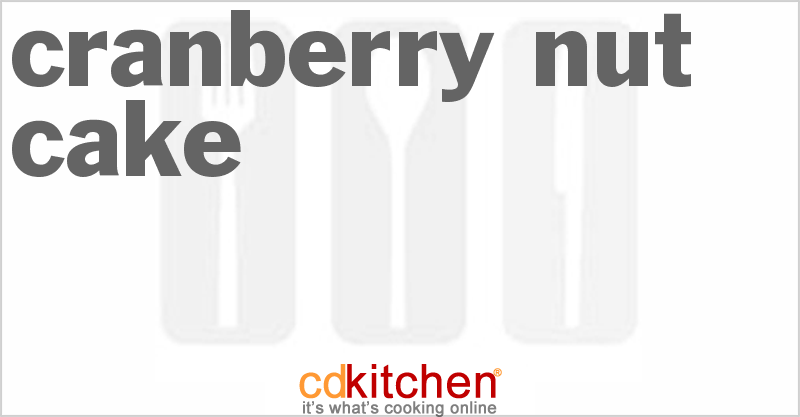 Cranberry Nut Cake - CDKitchen.com