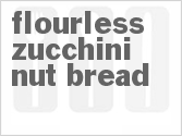 recipe for flourless zucchini nut bread