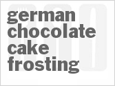 recipe for german chocolate cake frosting