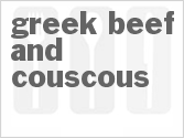 recipe for greek beef and couscous