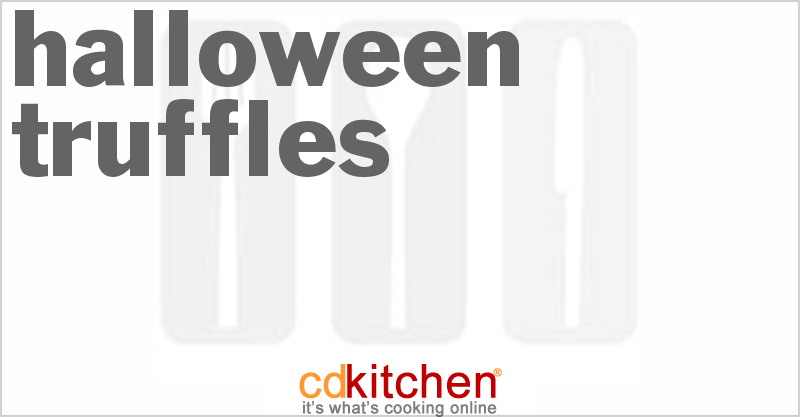 Halloween Truffles - CDKitchen.com