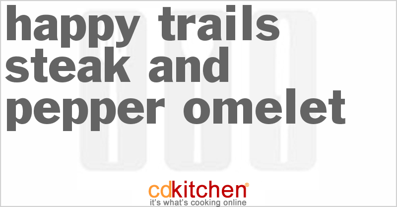 Happy Trails Steak And Pepper Omelet - CDKitchen.com