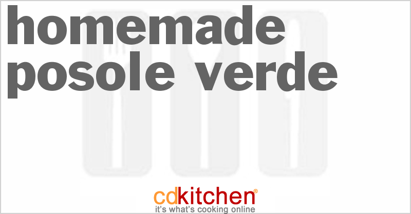 Homemade Posole Verde - CDKitchen.com
