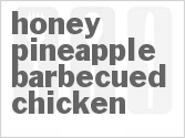 recipe for honey pineapple barbecued chicken