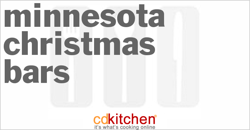 Minnesota Christmas Bars - CDKitchen.com