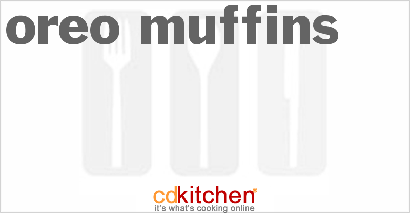 Oreo Muffins - CDKitchen.com