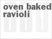 recipe for oven-baked ravioli
