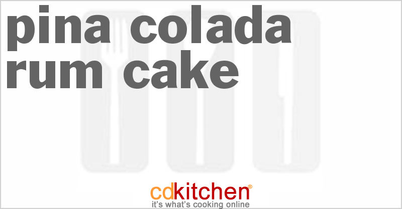 Pina Colada Rum Cake - CDKitchen.com