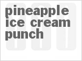 recipe for pineapple ice cream punch