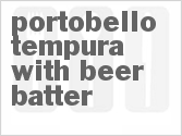 recipe for portobello tempura with beer batter