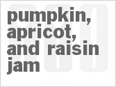recipe for pumpkin, apricot, and raisin jam