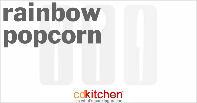 Rainbow Popcorn - CDKitchen.com
