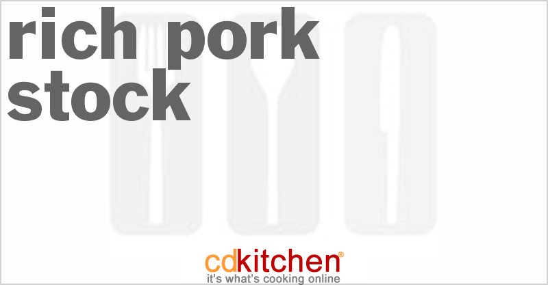 Rich Pork Stock - CDKitchen.com