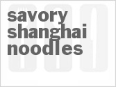 recipe for savory shanghai noodles