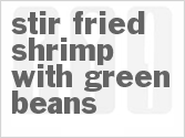 recipe for stir-fried shrimp with green beans