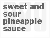 recipe for sweet and sour pineapple sauce